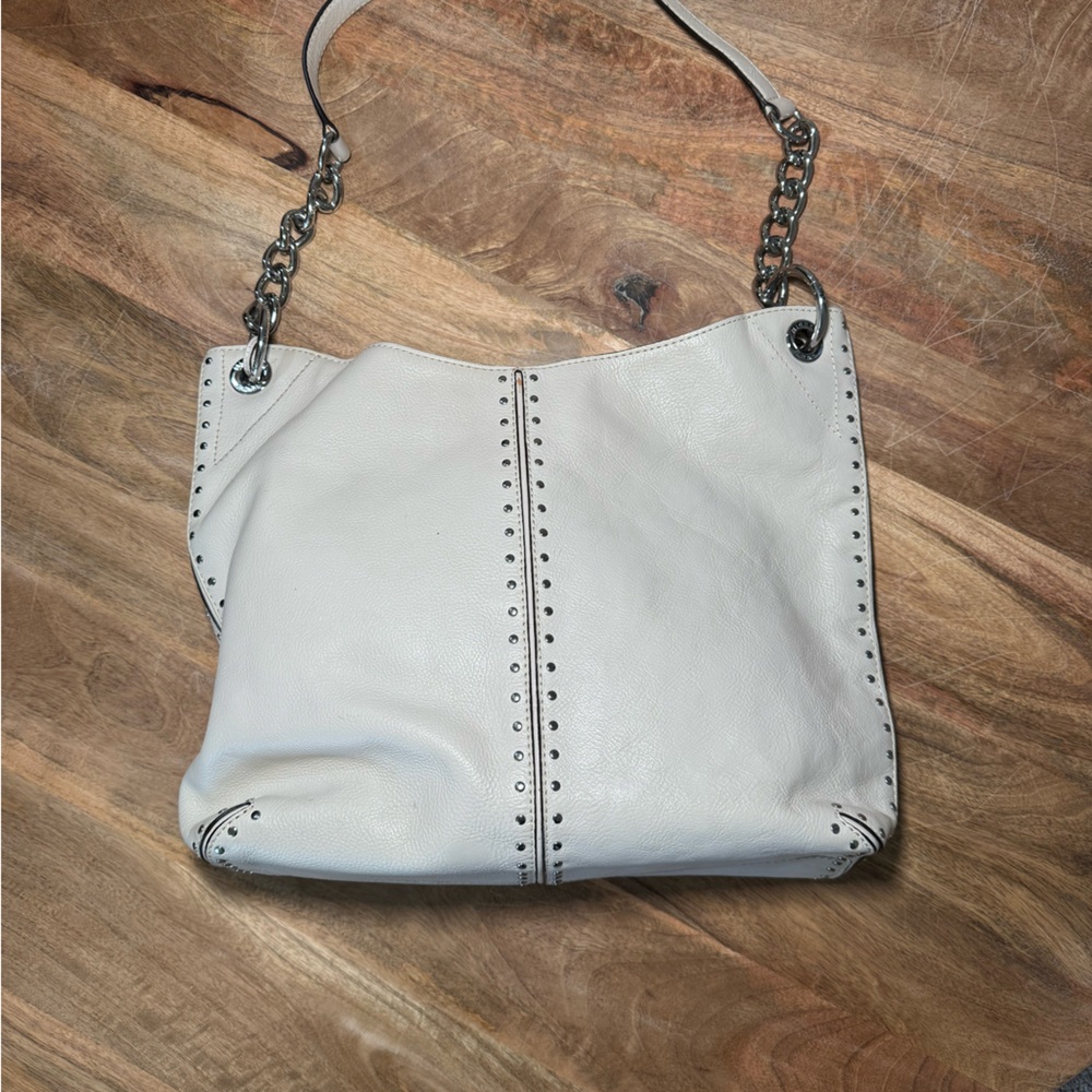 Michael Kors Studded Uptown Astor in Vanilla - Picture 5 of 10